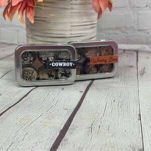NWT boutique Cowboy and Whiskey Bent themed magnet Set western